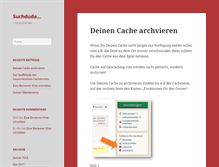 Tablet Screenshot of blog.suchduda.de